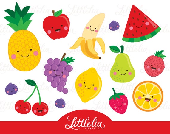  Fruit clipart Cute fruit clipart 15064