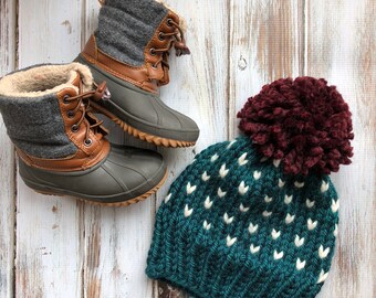 4-9 Years Tiny Hearts Beanie
