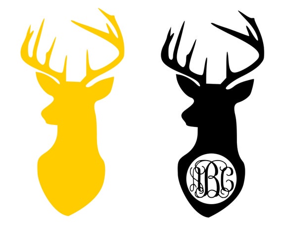 Download Deer Monogram Svg Deer Svg Monogram svg Antlers Svg Deer ...