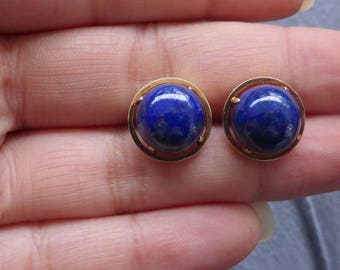 Large 1950s 14k Lapis Lazuli