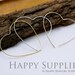 20pcs Nickel Free - Hight Quality 43mm Heart Rose Gold / Silver/ Golden Plated Brass Hoop Earrings (HE158)