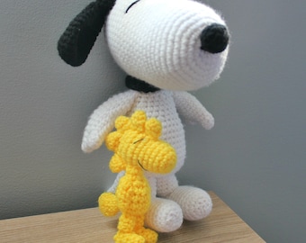 Snoopy and Woodstock Crochet Amigurumi