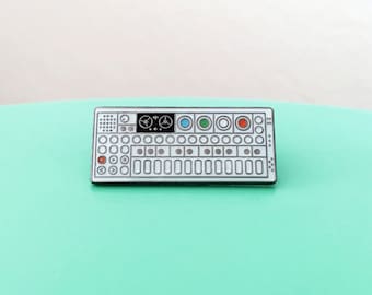 OP-1 Portable Synthesizer Enamel Pin