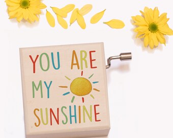 Music Box, You Are My Sunshine, Baby Shower Gift, New Baby Gift, Christening Gift, Baptism Gift, New Mum Gift, Naming Day Gift, Baby Gift