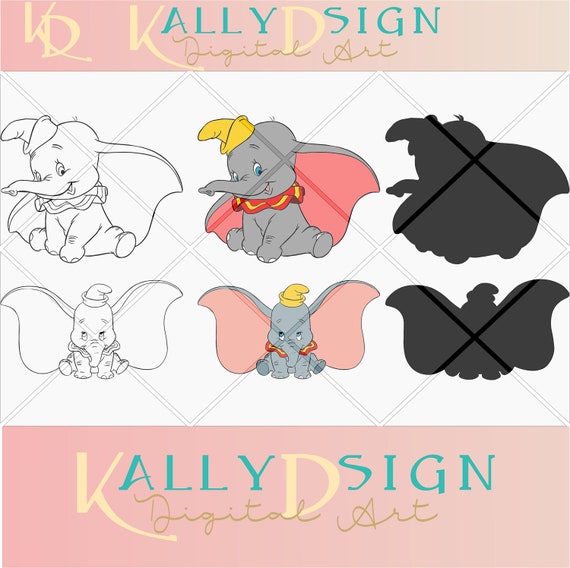 Download dumbo svg Disney svg cricutdigital download Disney svg