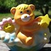 FABULOUS Soma 1984 Love Pets Rainbow Bear Wunderzoo Savings Bank So Friggin Cute Perfect for a Retro Nursery
