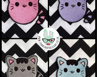 Cute Kawaii Kitten sew on or iron on patch