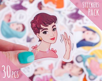 Audrey Hepburn macbook sticker cute stickers stickers girl stickers vintage funny stickers stickers to laptop stickers macbook stickers pack