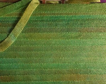 Shrubbery Hand Dyed Silk Ribbon 4mm