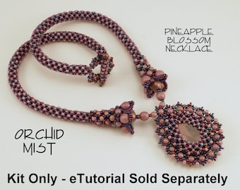 KIT ONLY for Pineapple Blossom Necklace in Orchid MIST Colorway