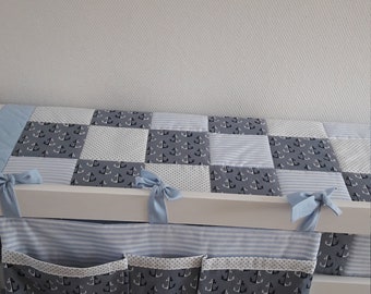 Set *Patchwork quilt babyblanket and organizer