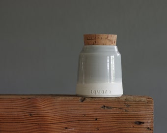 Pet urn, custom color urn. custom name, date, color. cremation urn. modern funerary urn for ashes. White, dove grey. read item details