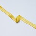 1m of fold over elastic (16 mm) FOE in Yellow