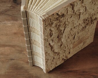 rustic guest book - custom birch bark cabin vacation home lake home mountain home guestbook memorial book -made to order