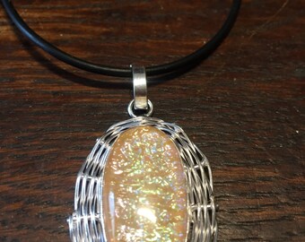 Opal Necklace, Sterling Silver Necklace, Opal Pendant, Opal Jewelry, Birthstone Necklace, Delicate necklace, Bridesmaid Necklaces, Opal