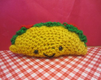 crochet taco amigurumi SALE