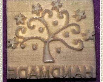 Mini soap handmade pattern stamp
