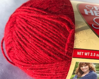 Worsted Weight Acrylic Yarn -- Shimmer by Red Heart