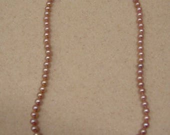 PINK real authentic highest quality akoya "quality" necklace