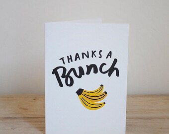 Thanks a Bunch – Illustrated greetings card