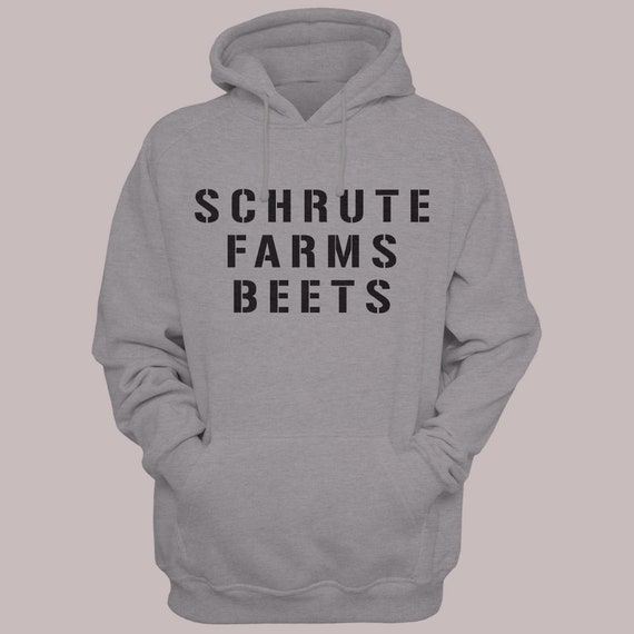 Schrute Farms Beets from The Office TV Show Hooded Sweater Hoodie Sweatshirts