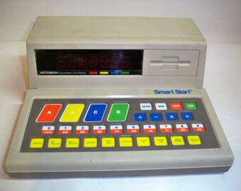 Vintage 1986 Vtech Video Tech Smart Start, Vintage Educational Toys, Computer Toys, Tested and Works