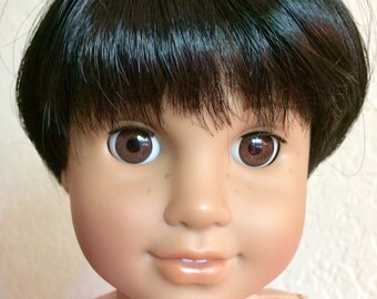 Monique Dutch Boy Black - Boy doll wig size 10-11