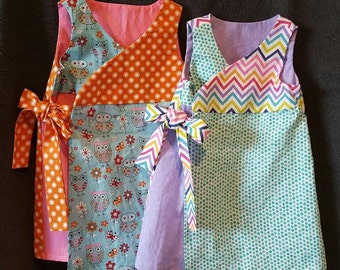 CUSTOM MADE toddler wrap dress