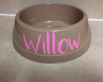 Personalized Pet Bowl, large dog, water bowl, food bowl, pet name bowl, puppy