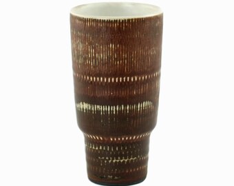 Vintage Hertha Bengtson for Rörstrand of Sweden Textured Vase
