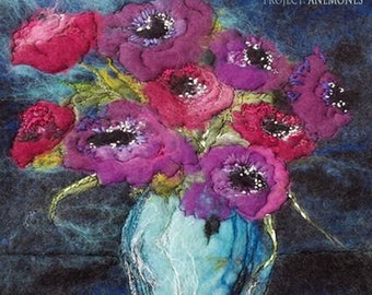 Moy Mackay Felt Painting Kit - Anemones