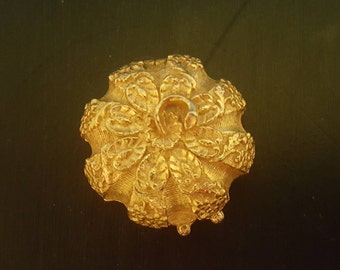 Estee Lauder gold pumpkin compact