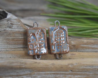 City Scape- Handmade Stoneware Block Connectors