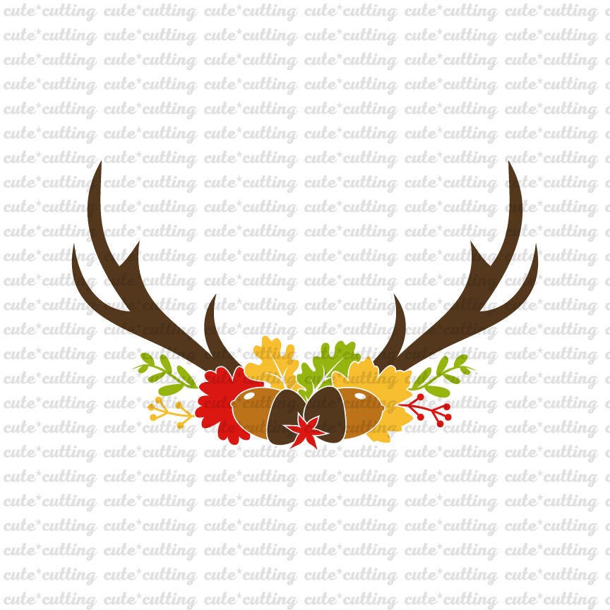 Free Free 154 Svg File Floral Antler Svg Free SVG PNG EPS DXF File