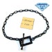 Black Metal Chain Bracelet with a Decorative Toggle Clasp, Just Add Charms, Dangles or Beads, A102-2