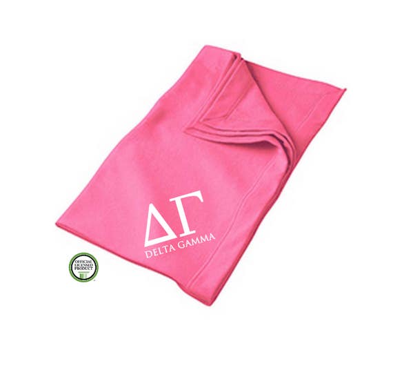 Delta Gamma Blanket Sorority Throw Blanket DG