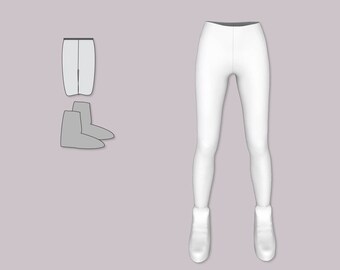 SSW Pattern 300-M017 Bodysuit Leggin's