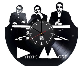 Depeche Mode Electronic Band Handmade Vinyl Record Wall Clock Fun gift Unique Home decor