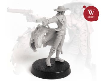 28mm wargaming and collectible miniature, Gunfigther by "W" Artel