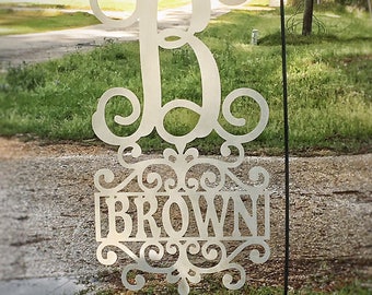 Front door sign personalized with Custom Monogram Front door sign personalized with Custom Monogram