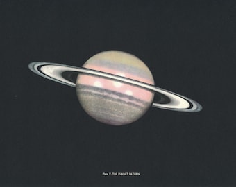 1959 Saturn Vintage Astronomy Print