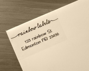 return address labels