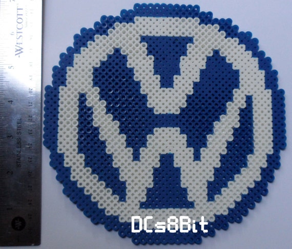 bead sizes hama Logo Volkswagen Perler