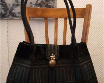 Create handmade Hmong ethnic bag 35 x 21 x 10 cm