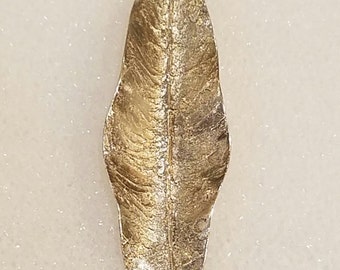 Sterling Silver Leaf with Fine Silver detail