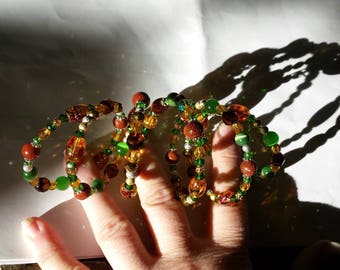 5 Strand Memory Wire Bracelet