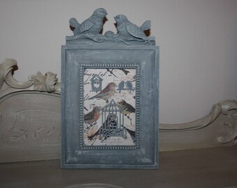 Frame nature theme birds