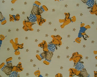 Teddy bear fabric | Etsy