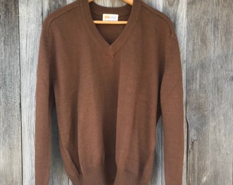 Vintage Sweater, Lightweight, 1960s, Grants, LargeFree Domestic Shipping