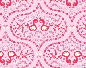 Patchwork Quilting Fabric Riley Blake Flutterberry C4591 Pink